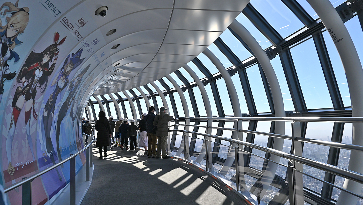 Tokyo Skytree เมื่อขึ้นไปด้านบน