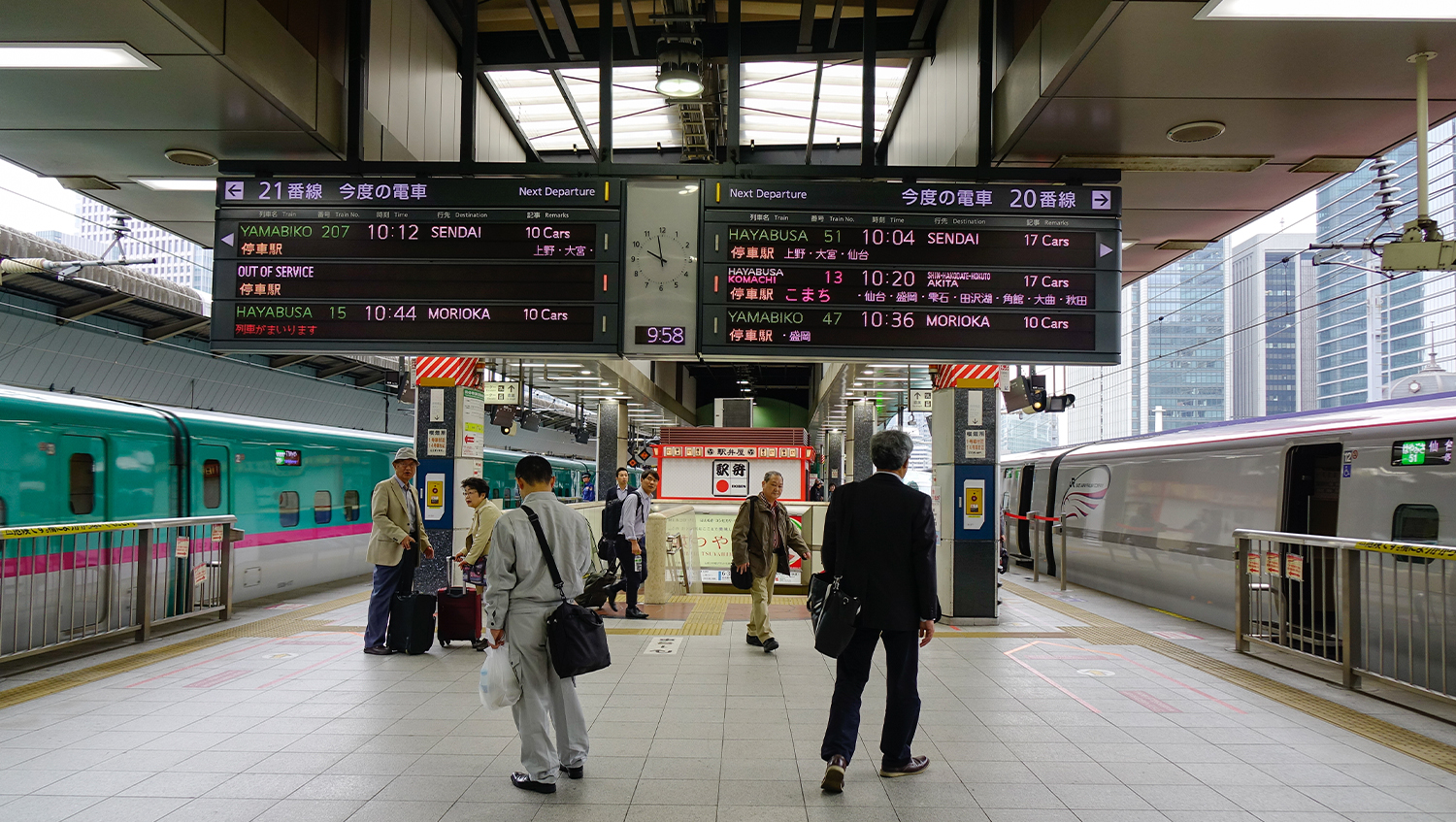 รถไฟญี่ปุ่นตรงเวลา